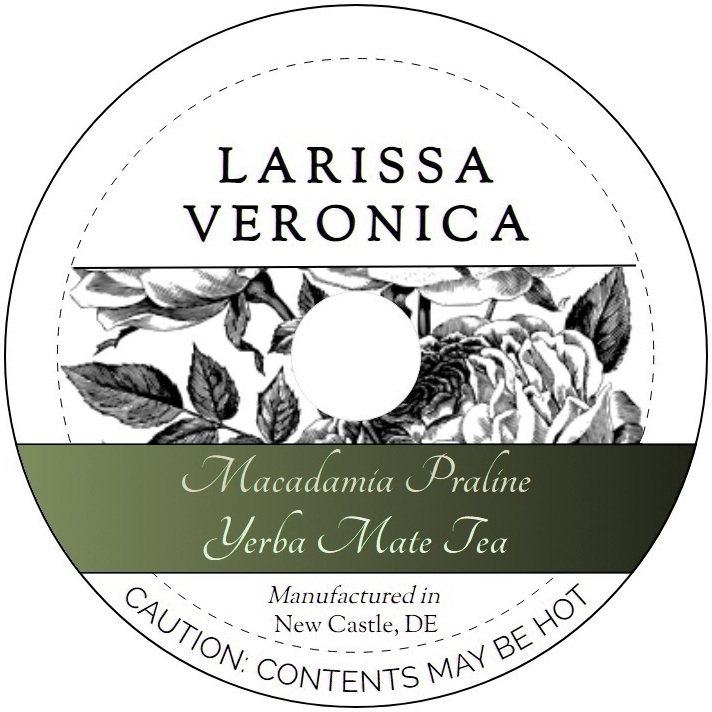 Macadamia Praline Yerba Mate Tea <BR>(Single Serve K-Cup Pods)