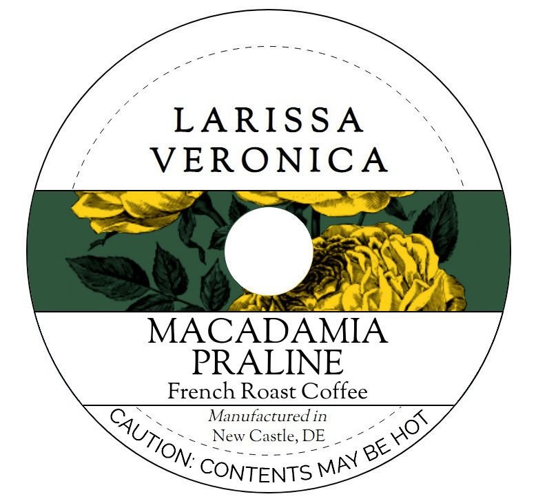 Macadamia Praline French Roast Coffee <BR>(Single Serve K-Cup Pods)