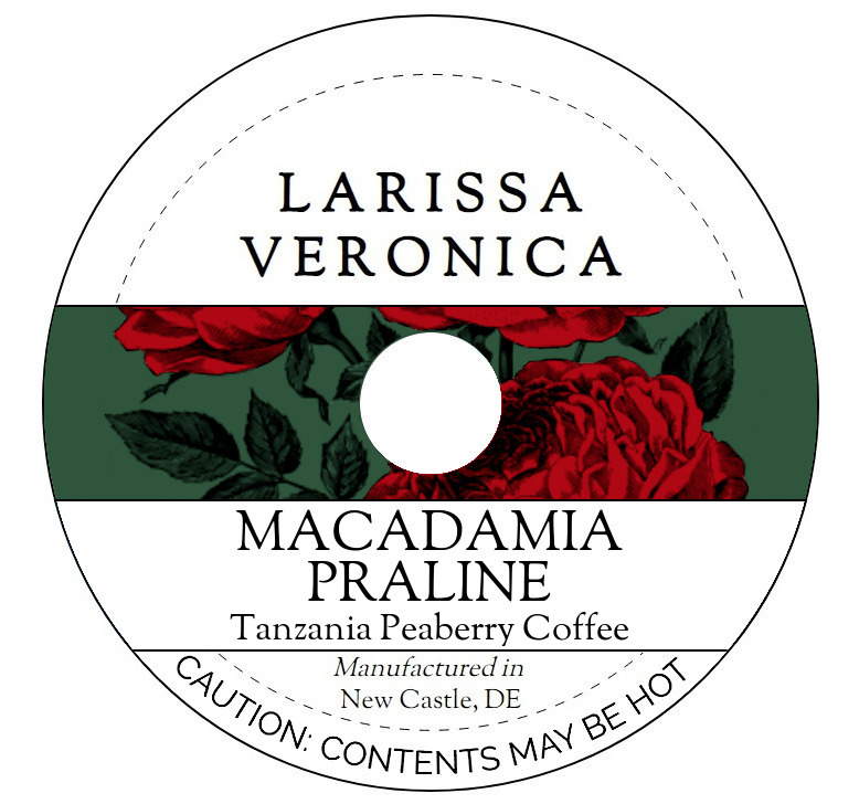 Macadamia Praline Tanzania Peaberry Coffee <BR>(Single Serve K-Cup Pods)
