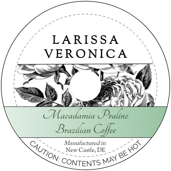 Macadamia Praline Brazilian Coffee <BR>(Single Serve K-Cup Pods)