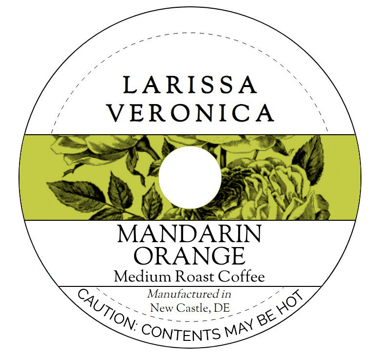 Mandarin Orange Medium Roast Coffee <BR>(Single Serve K-Cup Pods)