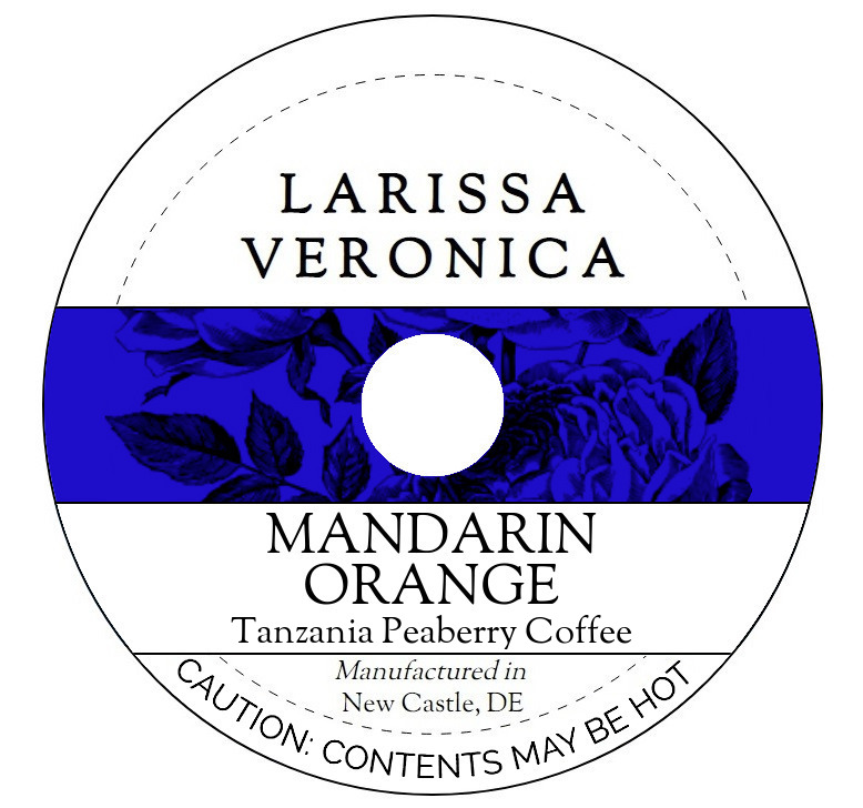 Mandarin Orange Tanzania Peaberry Coffee <BR>(Single Serve K-Cup Pods)