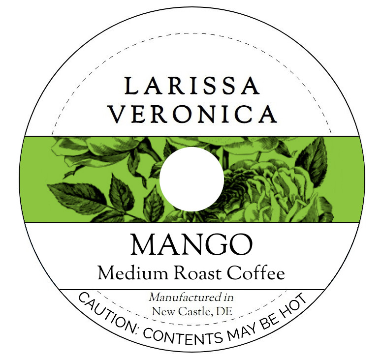 Mango Medium Roast Coffee <BR>(Single Serve K-Cup Pods)