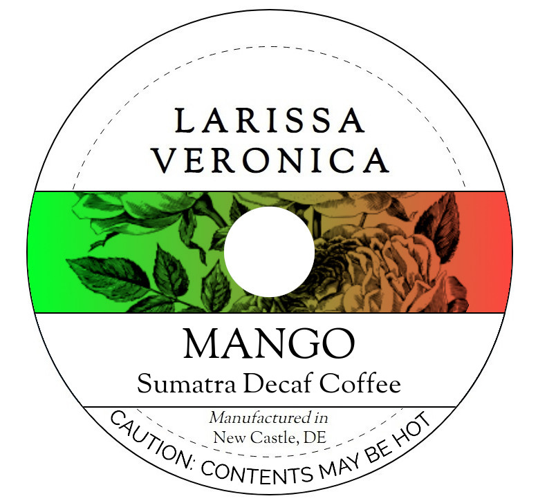Mango Sumatra Decaf Coffee <BR>(Single Serve K-Cup Pods)
