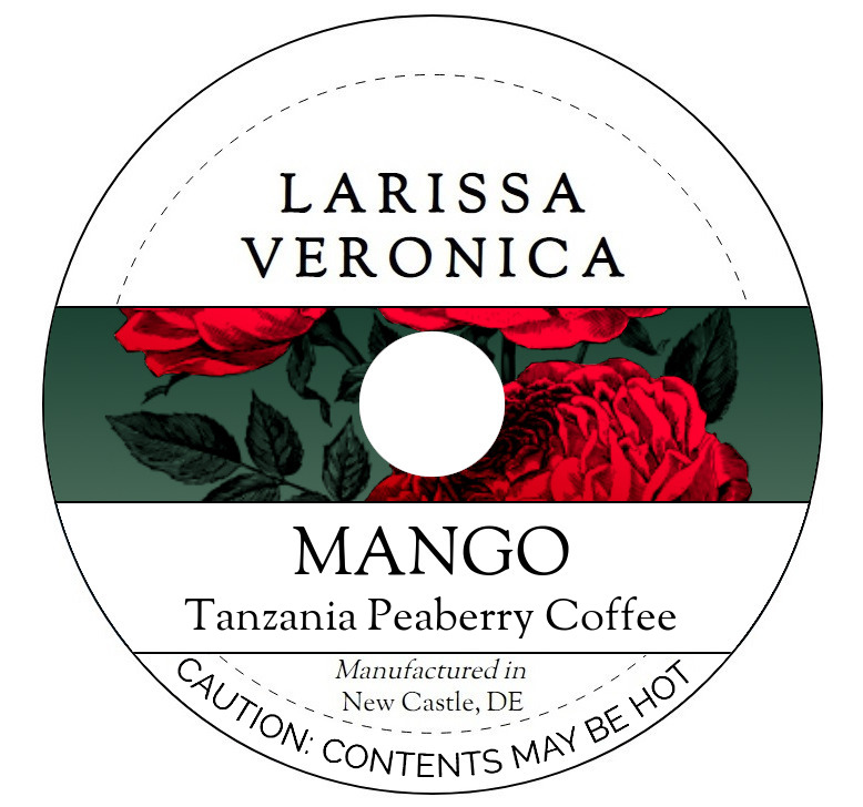 Mango Tanzania Peaberry Coffee <BR>(Single Serve K-Cup Pods)