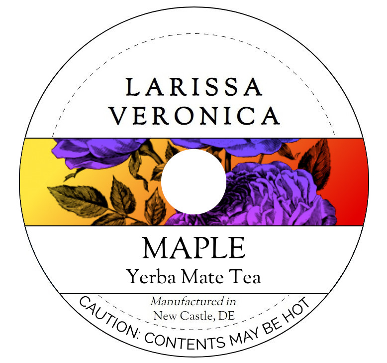 Maple Yerba Mate Tea <BR>(Single Serve K-Cup Pods)