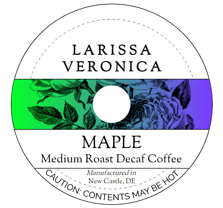 Maple Medium Roast Decaf Coffee <BR>(Single Serve K-Cup Pods)