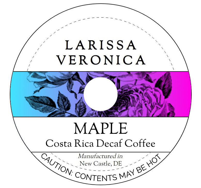 Maple Costa Rica Decaf Coffee <BR>(Single Serve K-Cup Pods)