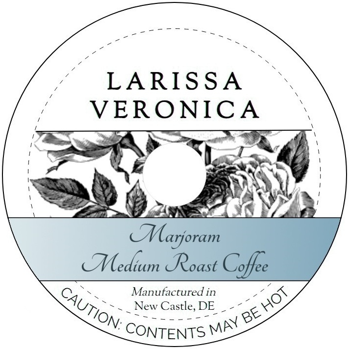 Marjoram Medium Roast Coffee <BR>(Single Serve K-Cup Pods)