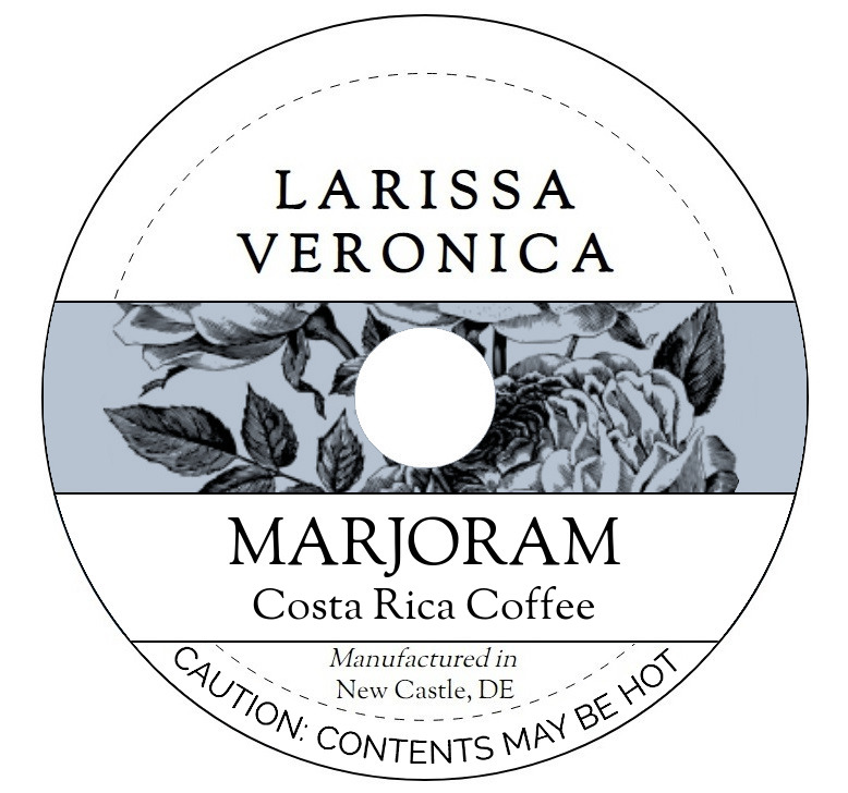 Marjoram Costa Rica Coffee <BR>(Single Serve K-Cup Pods)