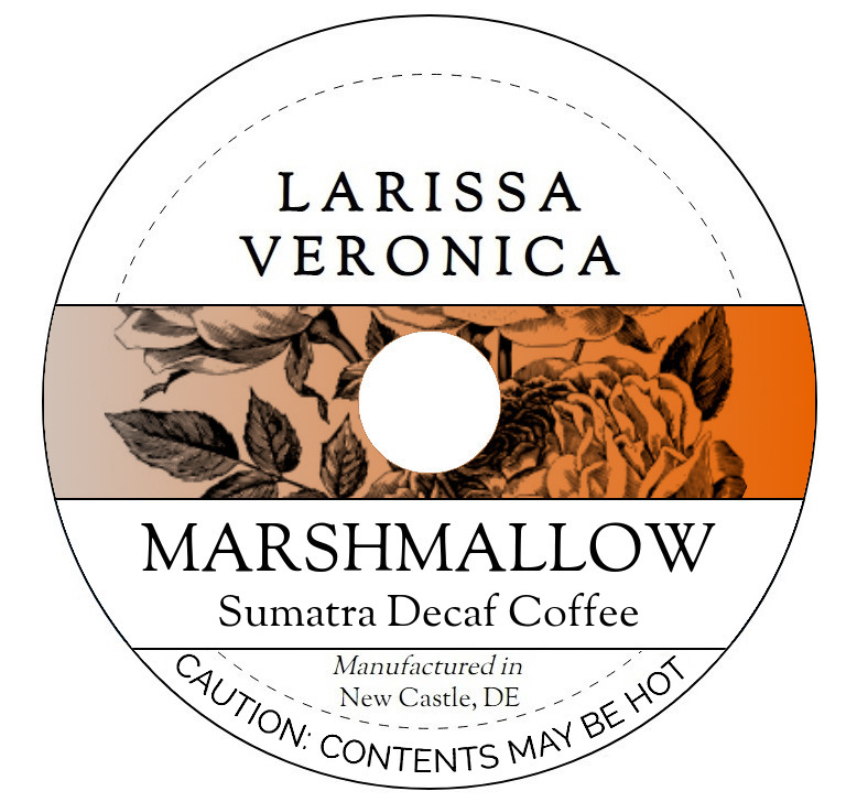 Marshmallow Sumatra Decaf Coffee <BR>(Single Serve K-Cup Pods)
