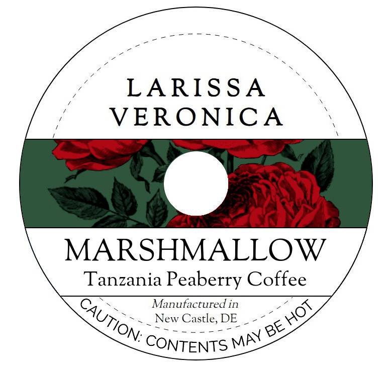 Marshmallow Tanzania Peaberry Coffee <BR>(Single Serve K-Cup Pods)