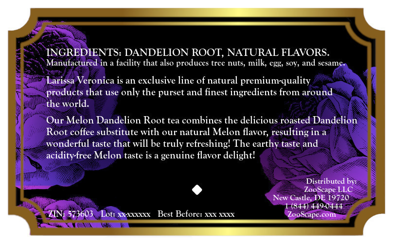 Melon Dandelion Root Tea <BR>(Single Serve K-Cup Pods)