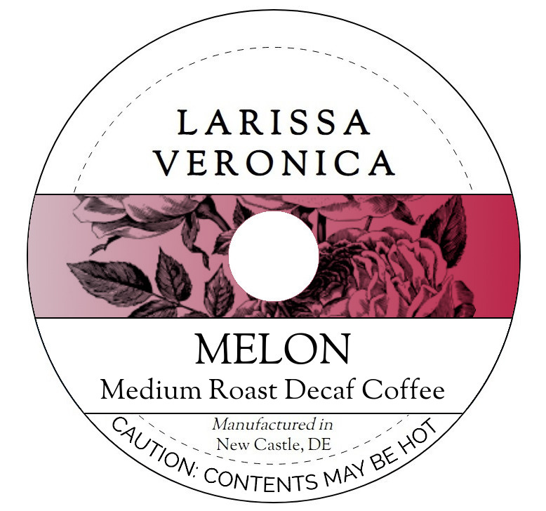 Melon Medium Roast Decaf Coffee <BR>(Single Serve K-Cup Pods)