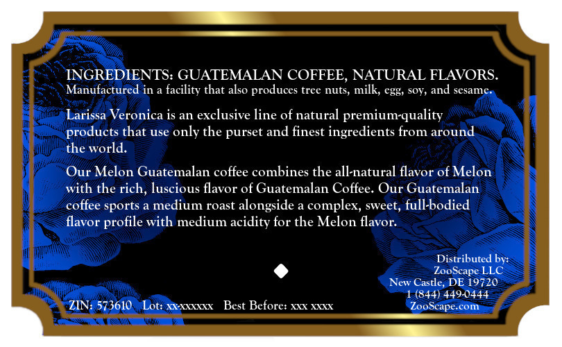 Melon Guatemalan Coffee <BR>(Single Serve K-Cup Pods)