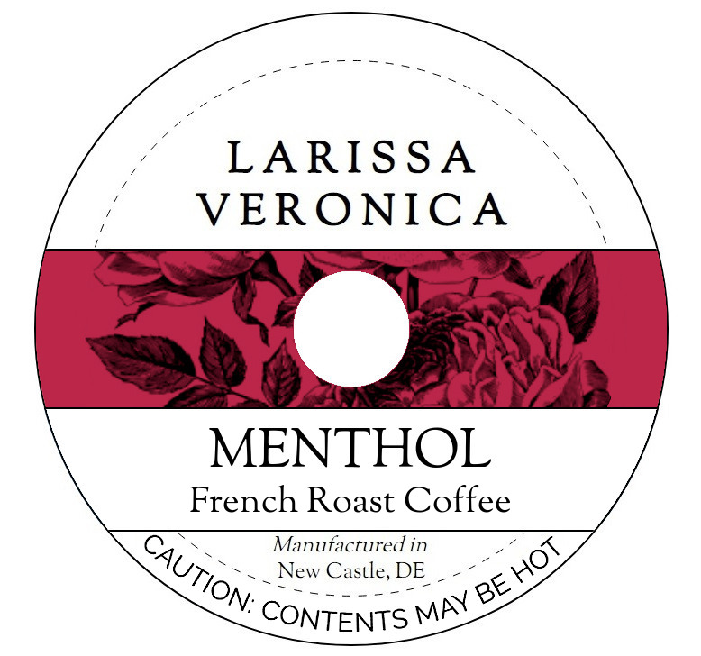 Menthol French Roast Coffee <BR>(Single Serve K-Cup Pods)