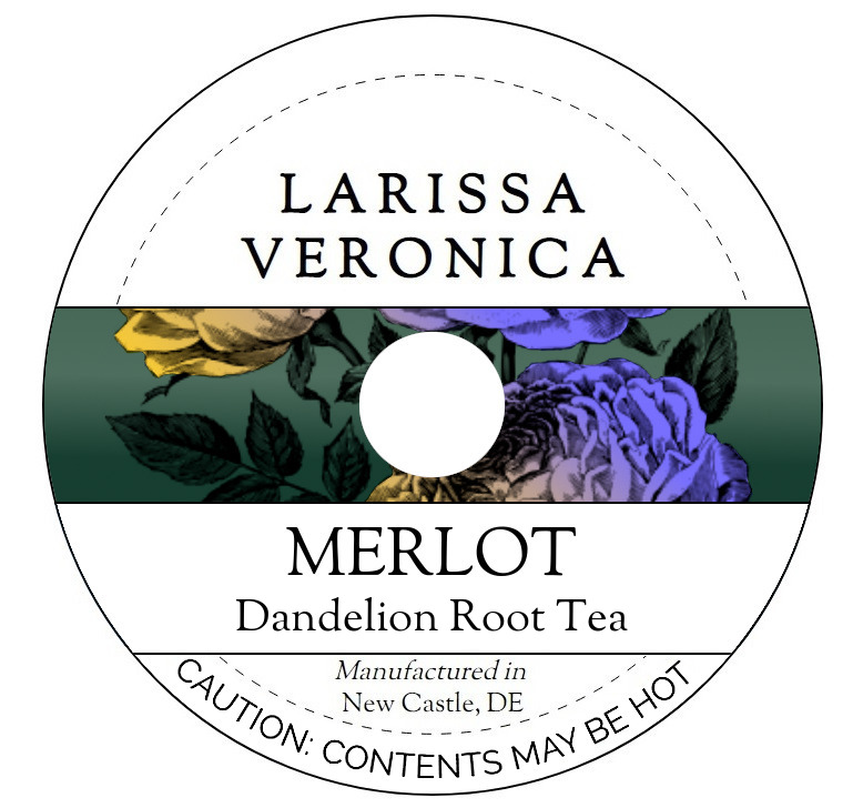 Merlot Dandelion Root Tea <BR>(Single Serve K-Cup Pods)