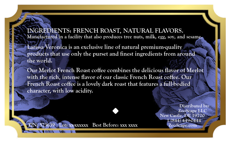 Merlot French Roast Coffee <BR>(Single Serve K-Cup Pods)