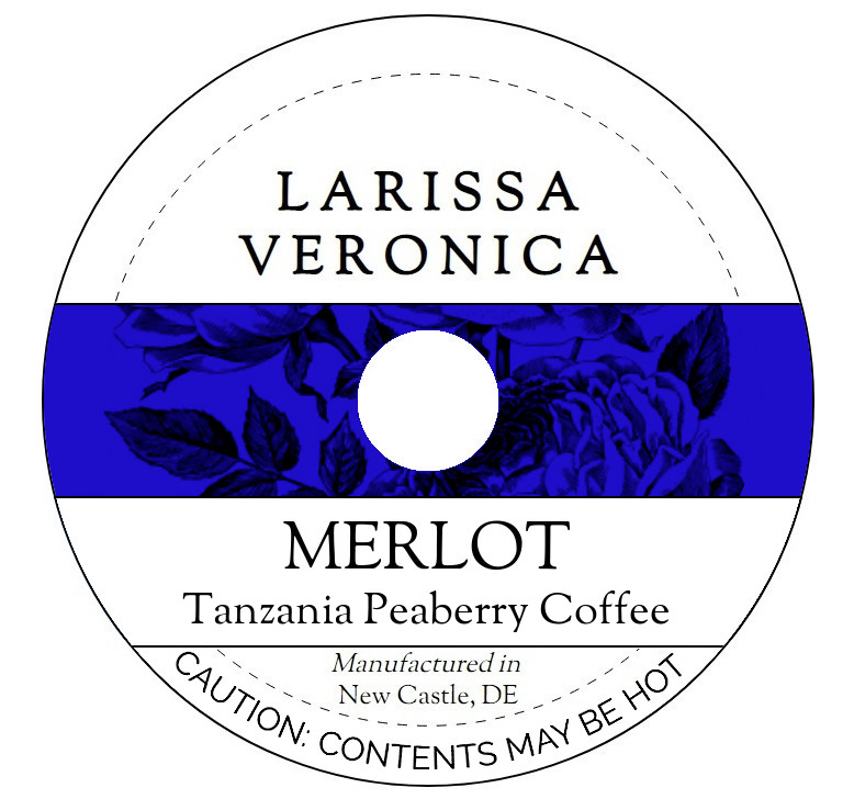 Merlot Tanzania Peaberry Coffee <BR>(Single Serve K-Cup Pods)