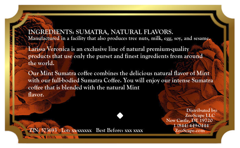 Mint Sumatra Coffee <BR>(Single Serve K-Cup Pods)