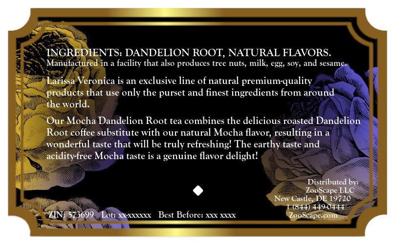 Mocha Dandelion Root Tea <BR>(Single Serve K-Cup Pods)
