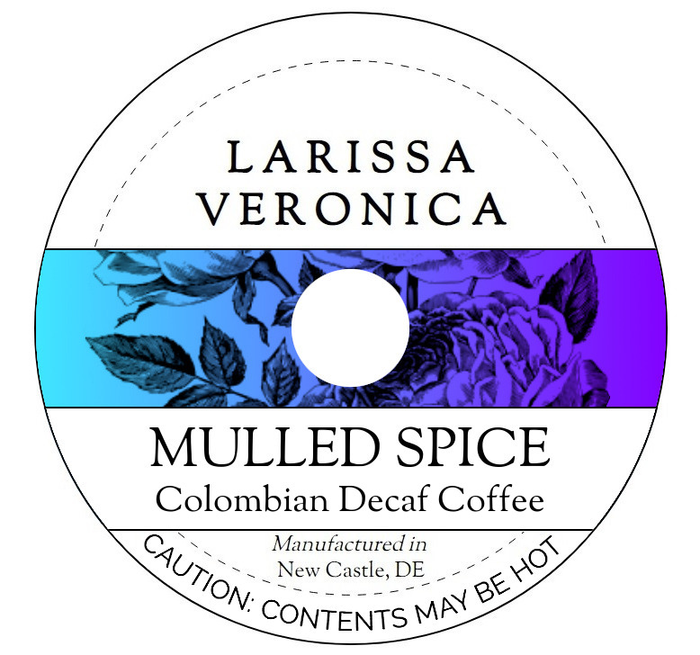 Mulled Spice Colombian Decaf Coffee <BR>(Single Serve K-Cup Pods)