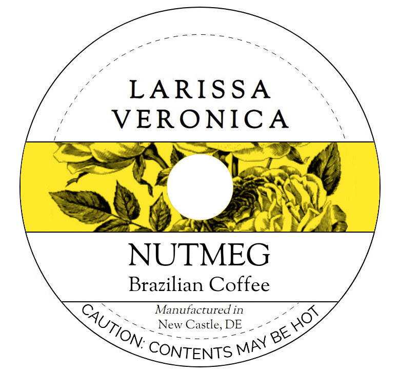 Nutmeg Brazilian Coffee <BR>(Single Serve K-Cup Pods)