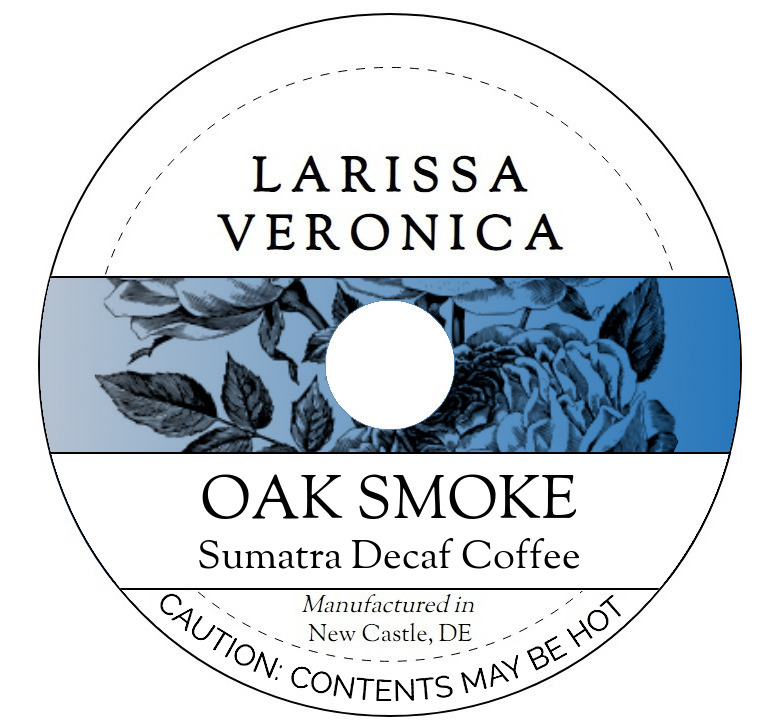 Oak Smoke Sumatra Decaf Coffee <BR>(Single Serve K-Cup Pods)