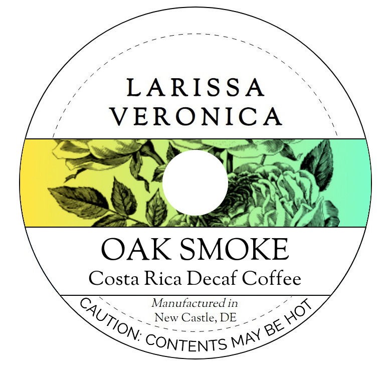 Oak Smoke Costa Rica Decaf Coffee <BR>(Single Serve K-Cup Pods)
