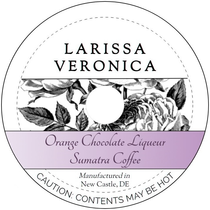 Orange Chocolate Liqueur Sumatra Coffee <BR>(Single Serve K-Cup Pods)