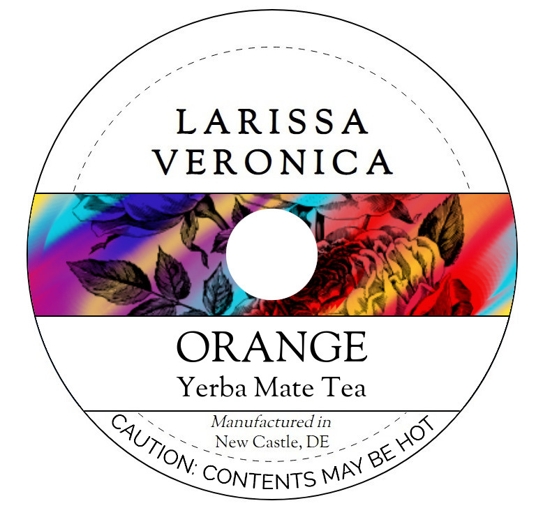 Orange Yerba Mate Tea <BR>(Single Serve K-Cup Pods)