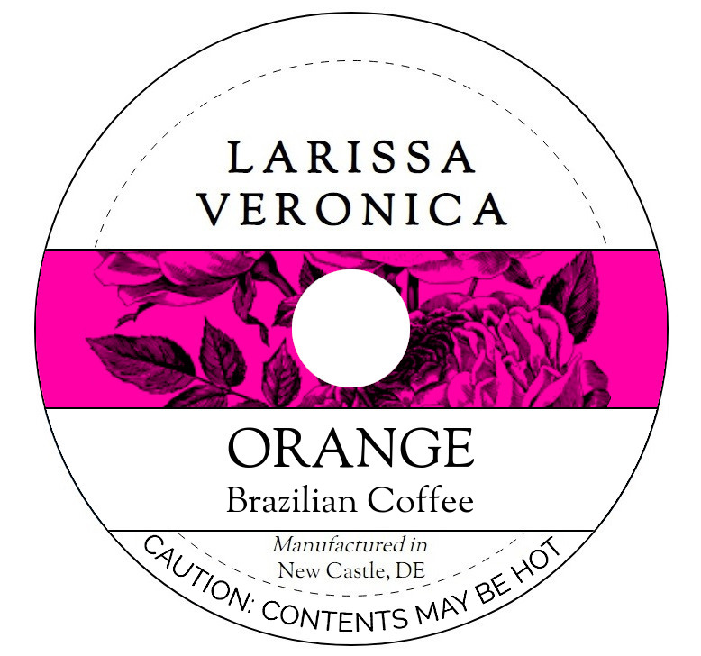 Orange Brazilian Coffee <BR>(Single Serve K-Cup Pods)