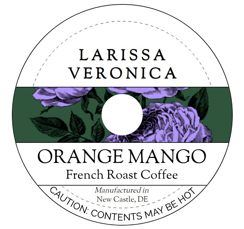 Orange Mango French Roast Coffee <BR>(Single Serve K-Cup Pods)