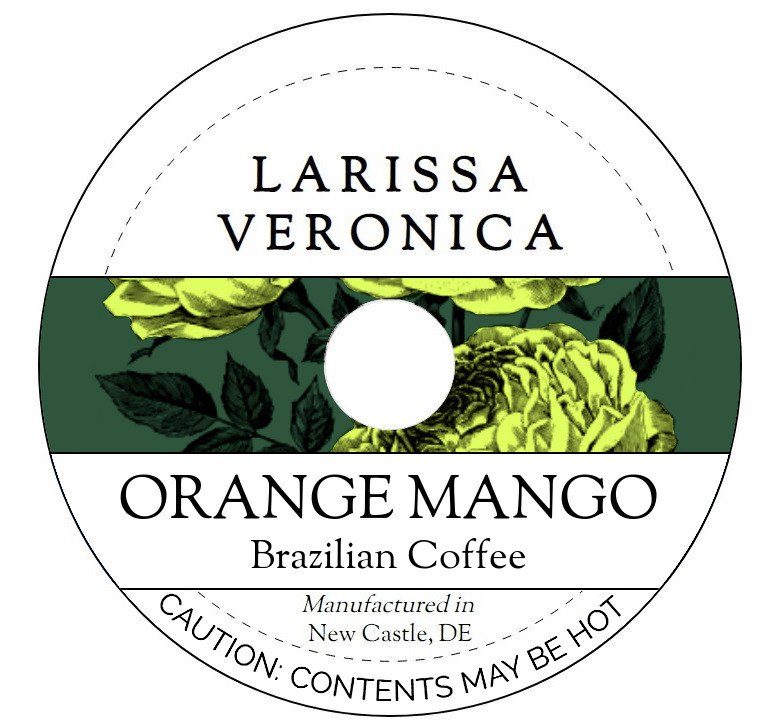 Orange Mango Brazilian Coffee <BR>(Single Serve K-Cup Pods)