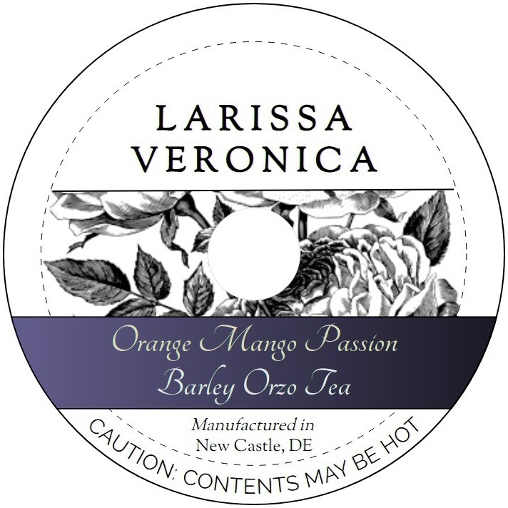 Orange Mango Passion Barley Orzo Tea <BR>(Single Serve K-Cup Pods)