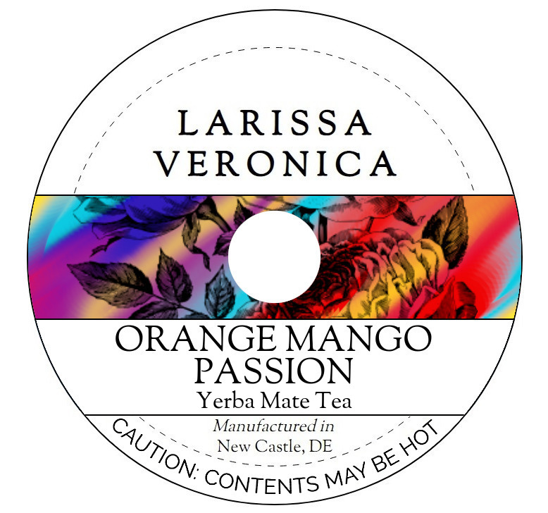 Orange Mango Passion Yerba Mate Tea <BR>(Single Serve K-Cup Pods)