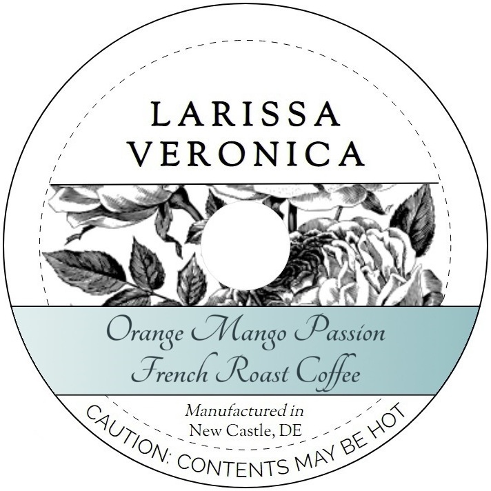 Orange Mango Passion French Roast Coffee <BR>(Single Serve K-Cup Pods)