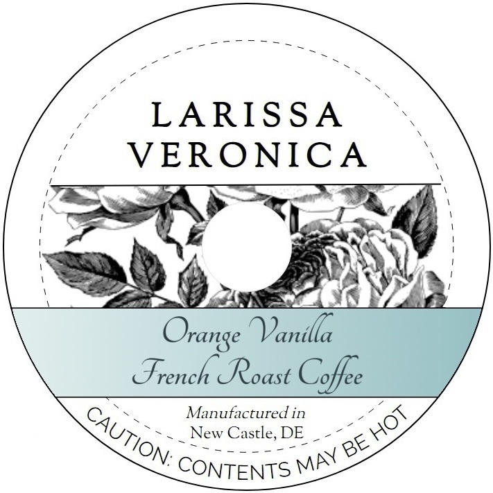 Orange Vanilla French Roast Coffee <BR>(Single Serve K-Cup Pods)