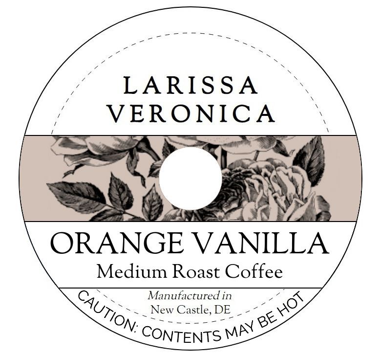 Orange Vanilla Medium Roast Coffee <BR>(Single Serve K-Cup Pods)