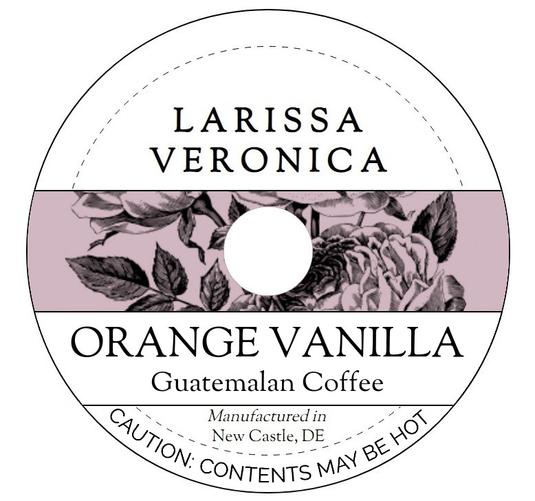 Orange Vanilla Guatemalan Coffee <BR>(Single Serve K-Cup Pods)