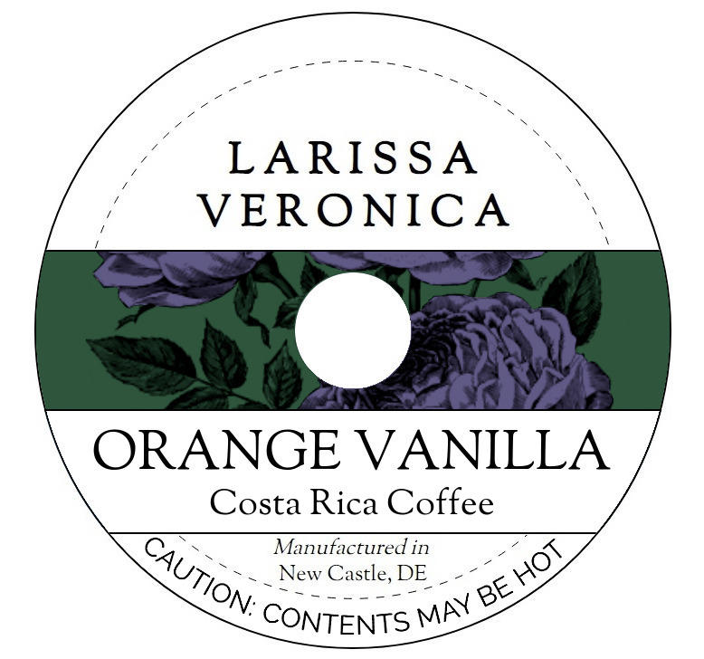 Orange Vanilla Costa Rica Coffee <BR>(Single Serve K-Cup Pods)