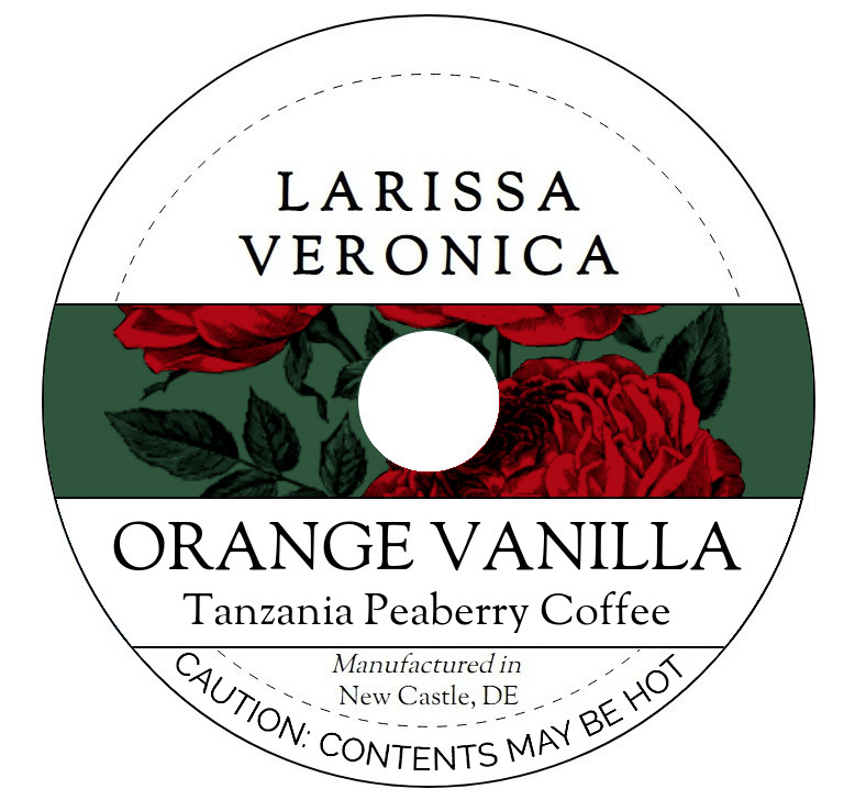 Orange Vanilla Tanzania Peaberry Coffee <BR>(Single Serve K-Cup Pods)