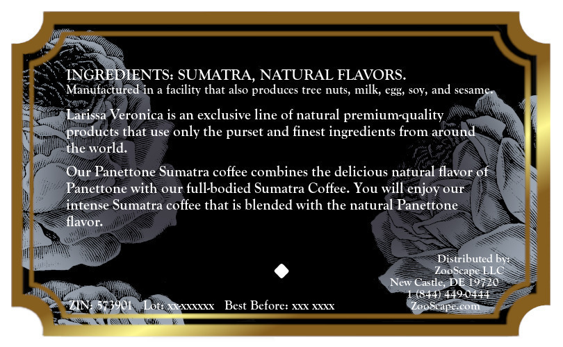 Panettone Sumatra Coffee <BR>(Single Serve K-Cup Pods)