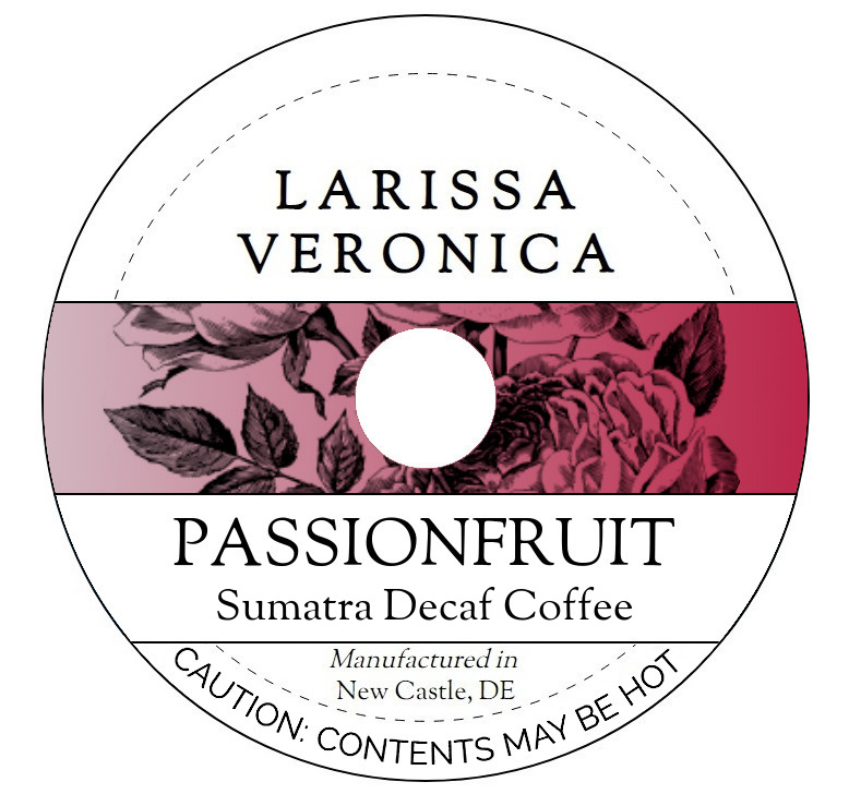 Passionfruit Sumatra Decaf Coffee <BR>(Single Serve K-Cup Pods)