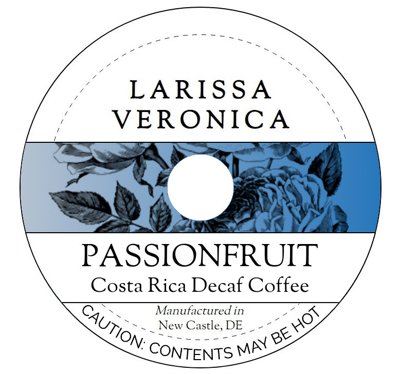 Passionfruit Costa Rica Decaf Coffee <BR>(Single Serve K-Cup Pods)