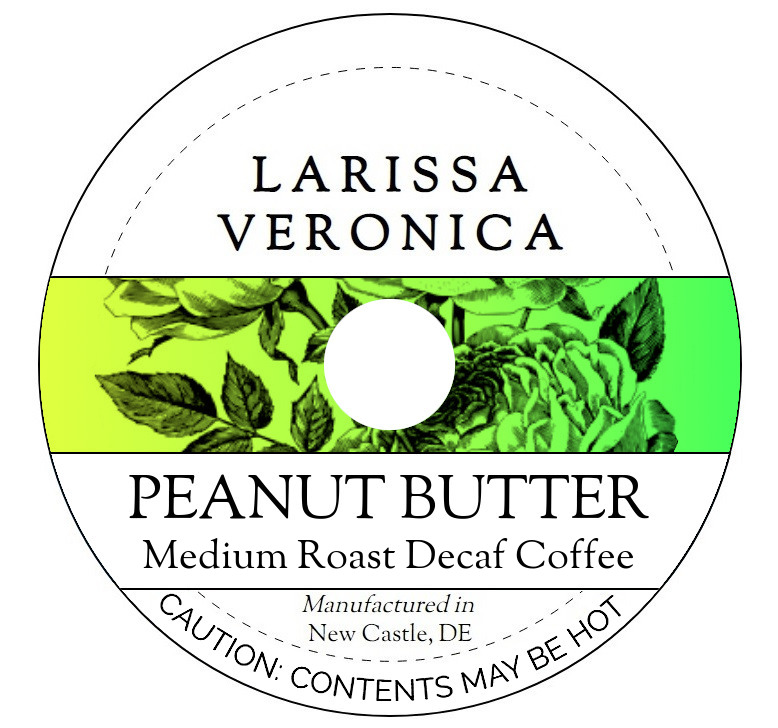 Peanut Butter Medium Roast Decaf Coffee <BR>(Single Serve K-Cup Pods)
