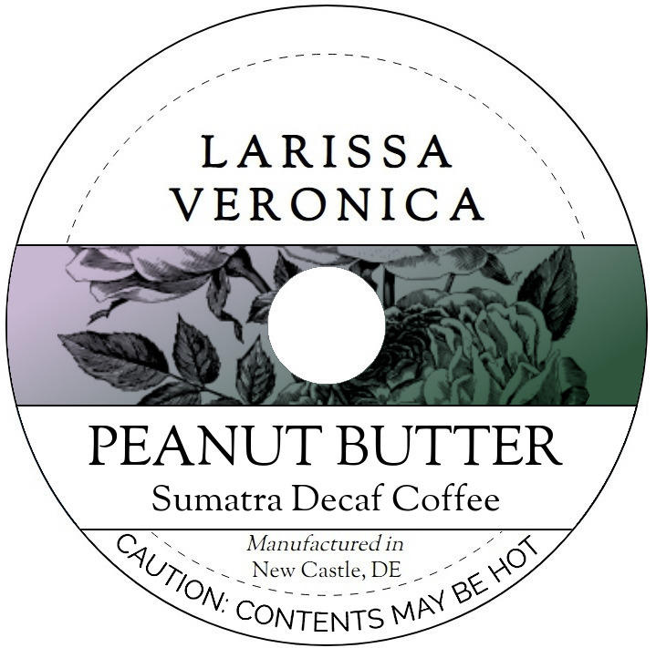 Peanut Butter Sumatra Decaf Coffee <BR>(Single Serve K-Cup Pods)