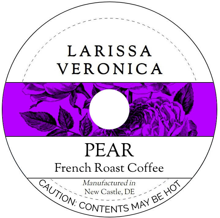 Pear French Roast Coffee <BR>(Single Serve K-Cup Pods)