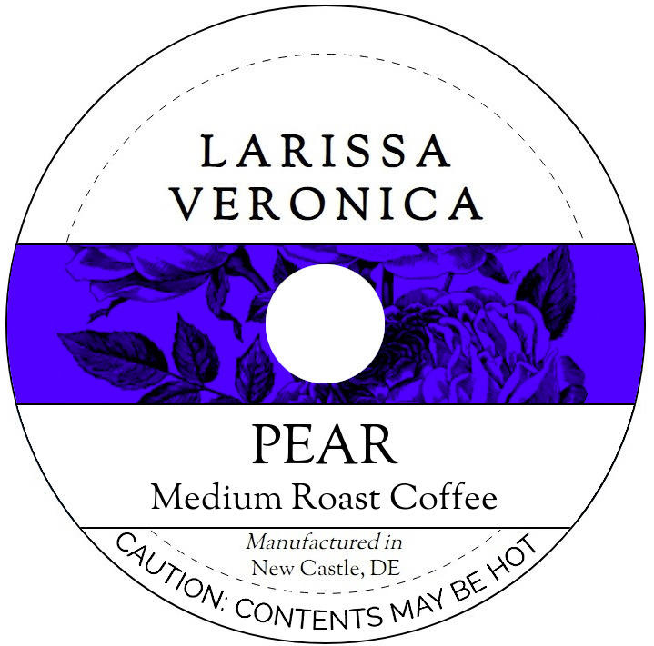 Pear Medium Roast Coffee <BR>(Single Serve K-Cup Pods)