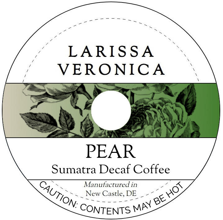 Pear Sumatra Decaf Coffee <BR>(Single Serve K-Cup Pods)